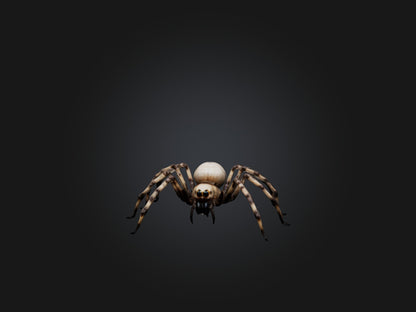 3D model Giant Spider VR / AR / low-poly