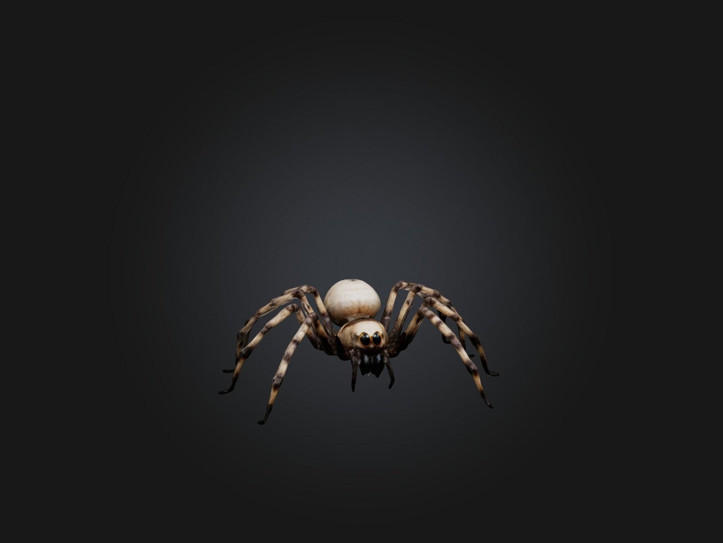 3D model Giant Spider VR / AR / low-poly