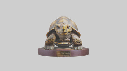 3D model Giant Tortoise statue model VR / AR / low-poly