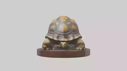 3D model Giant Tortoise statue model VR / AR / low-poly