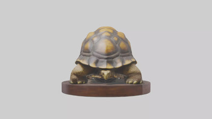3D model Giant Tortoise statue model VR / AR / low-poly