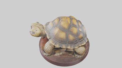3D model Giant Tortoise statue model VR / AR / low-poly
