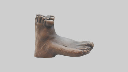 3D model Giants Footprint statue model VR / AR / low-poly