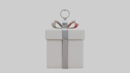 3D model Gift box keychain model VR / AR / low-poly
