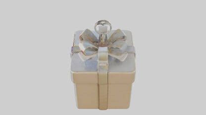 3D model Gift box keychain model VR / AR / low-poly