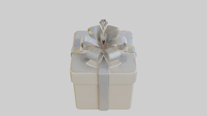 3D model Gift box keychain model VR / AR / low-poly