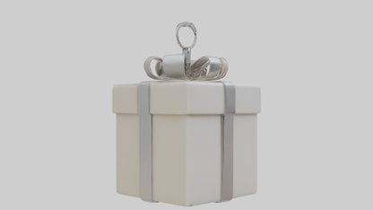 3D model Gift box keychain model VR / AR / low-poly