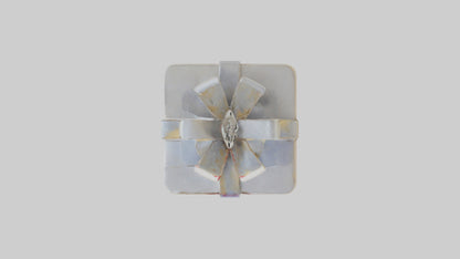 3D model Gift box keychain model VR / AR / low-poly