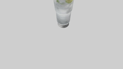 Gin and tonic model VR / AR / low-poly