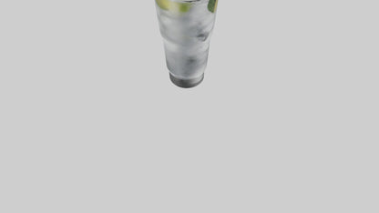 Gin and tonic model VR / AR / low-poly