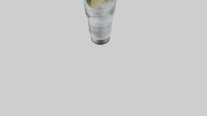 Gin and tonic model VR / AR / low-poly