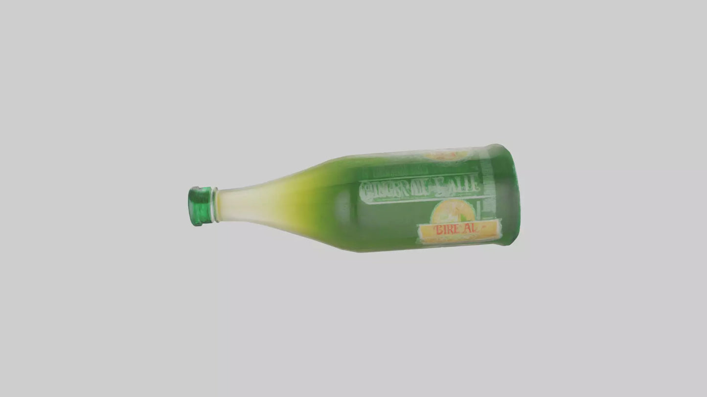 3D model Ginger ale model VR / AR / low-poly