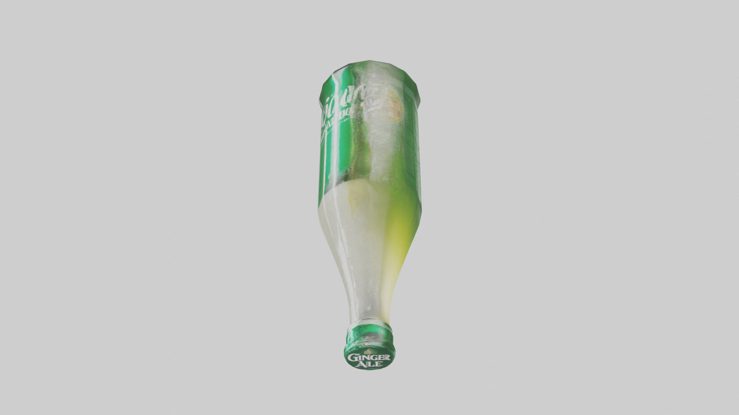 3D model Ginger ale model VR / AR / low-poly