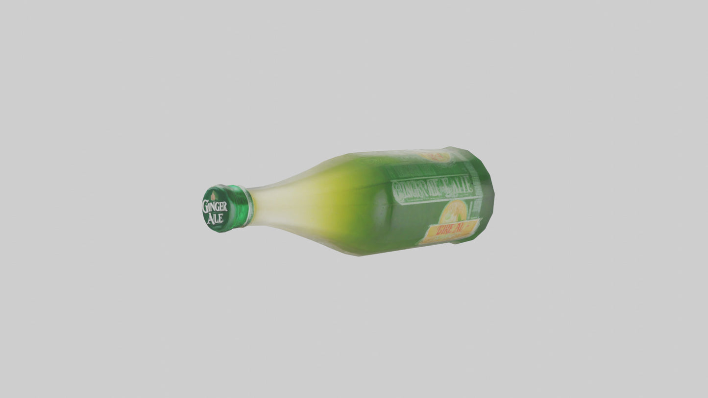 3D model Ginger ale model VR / AR / low-poly