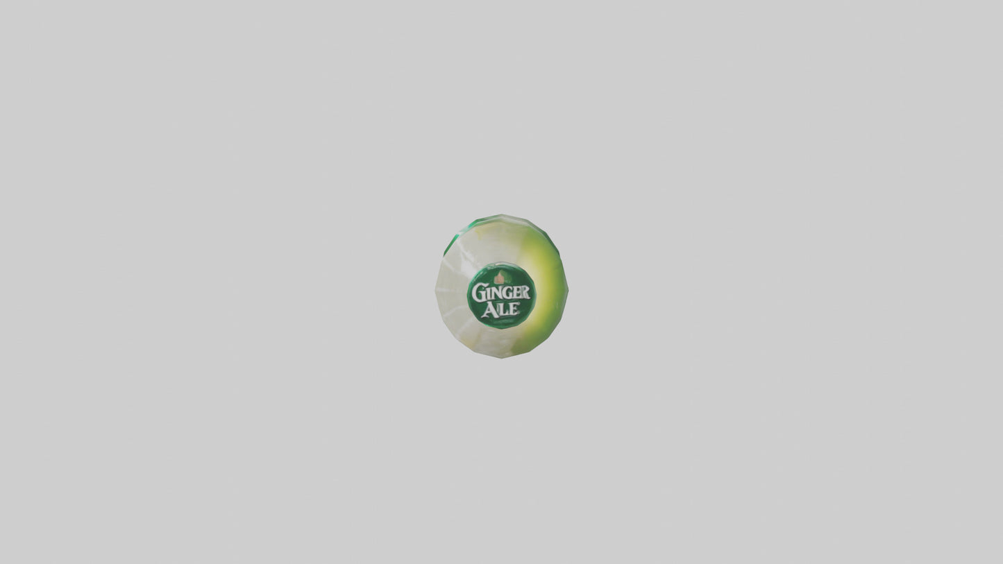 3D model Ginger ale model VR / AR / low-poly