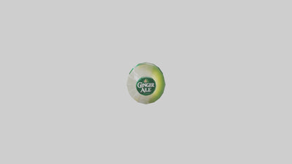 3D model Ginger ale model VR / AR / low-poly