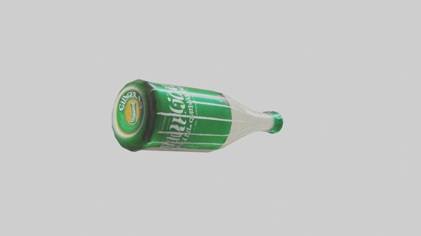 3D model Ginger ale model VR / AR / low-poly