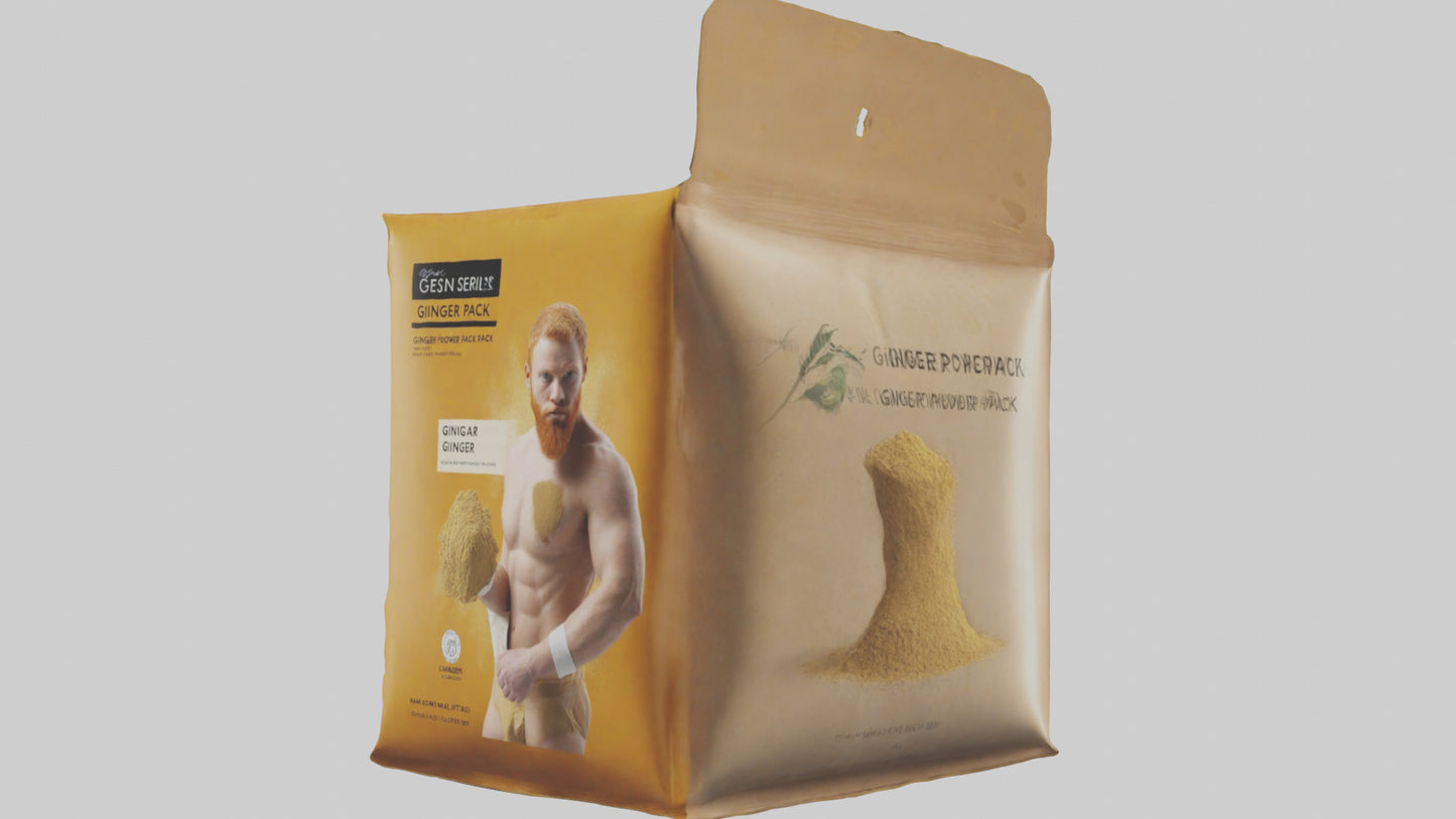 3D model Ginger Powder Pack model VR / AR / low-poly