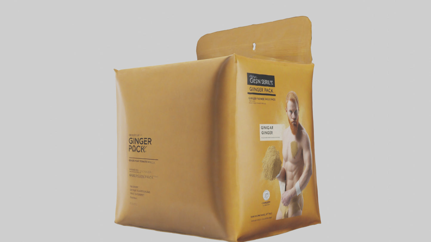 3D model Ginger Powder Pack model VR / AR / low-poly