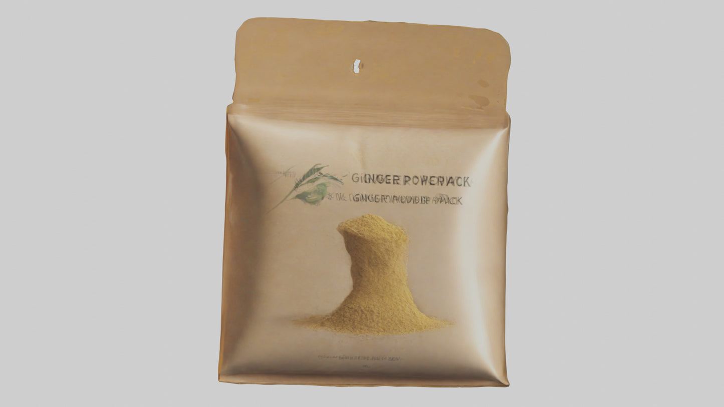 3D model Ginger Powder Pack model VR / AR / low-poly