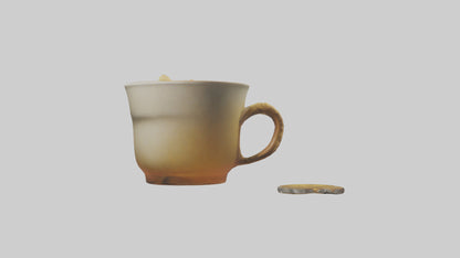Ginger tea model VR / AR / low-poly