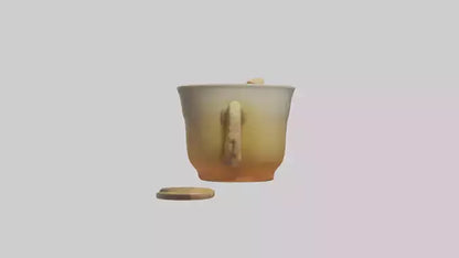 Ginger tea model VR / AR / low-poly