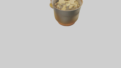 Ginger tea model VR / AR / low-poly