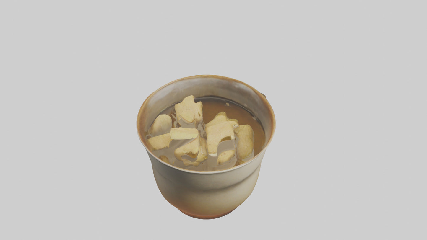 Ginger tea model VR / AR / low-poly