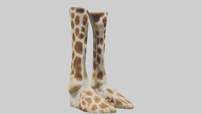 3D model Giraffe Hooves VR / AR / low-poly
