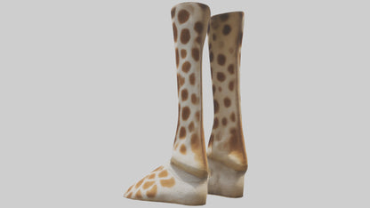 3D model Giraffe Hooves VR / AR / low-poly
