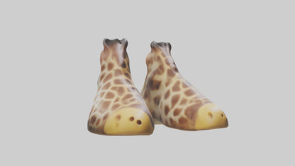 3D model Giraffe Hooves Model VR / AR / low-poly