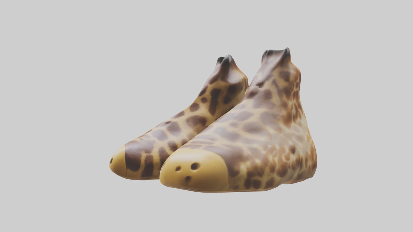 3D model Giraffe Hooves Model VR / AR / low-poly