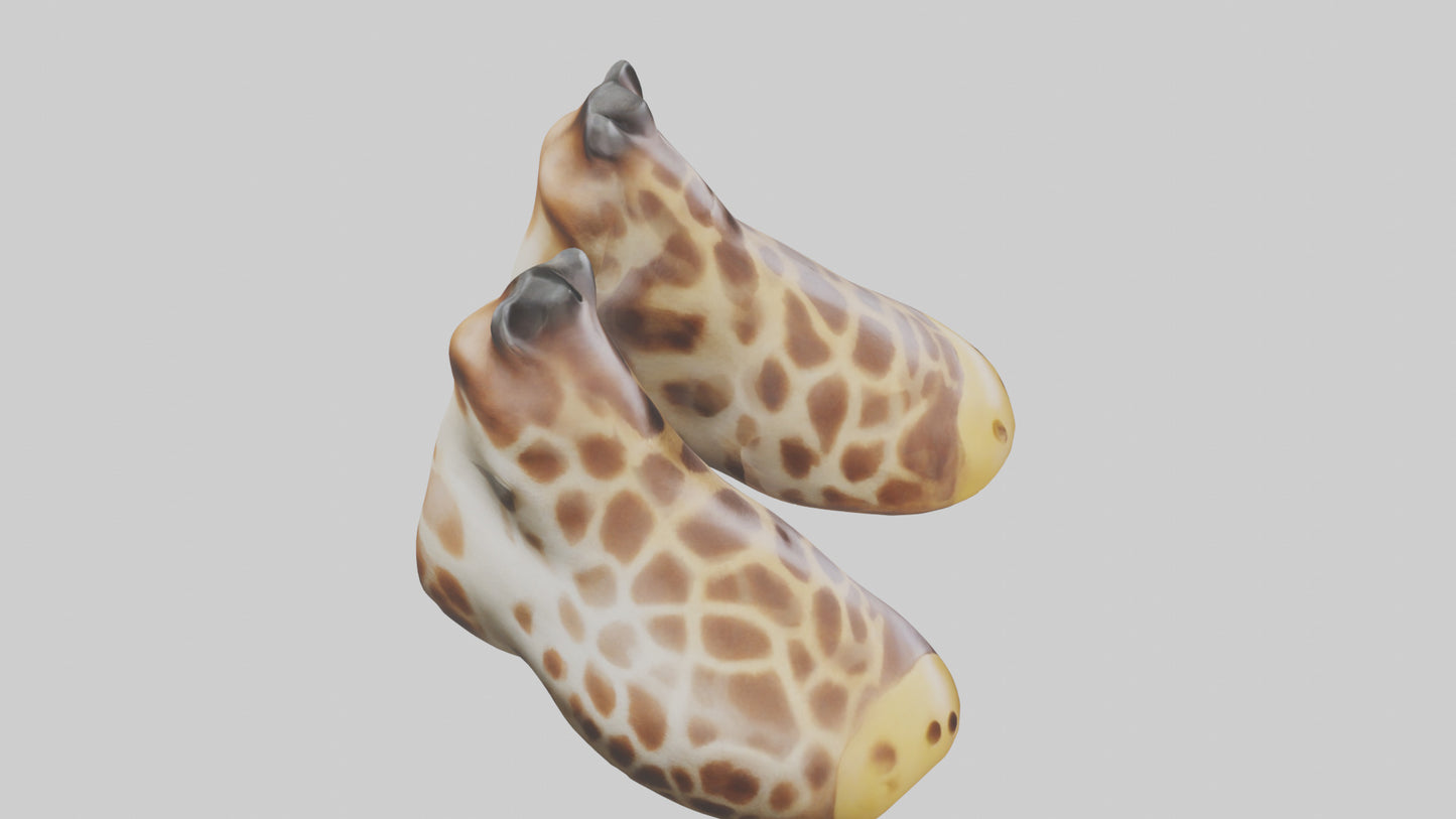 3D model Giraffe Hooves Model VR / AR / low-poly