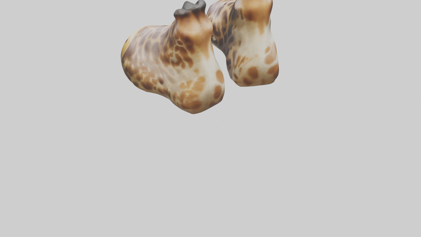 3D model Giraffe Hooves Model VR / AR / low-poly