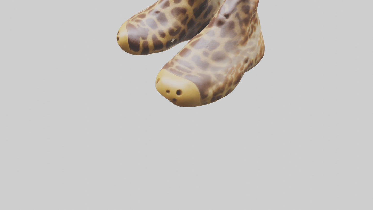 3D model Giraffe Hooves Model VR / AR / low-poly