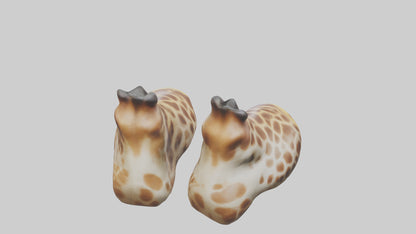 3D model Giraffe Hooves Model VR / AR / low-poly