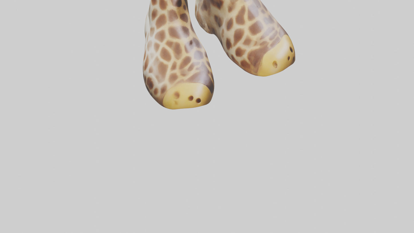 3D model Giraffe Hooves Model VR / AR / low-poly