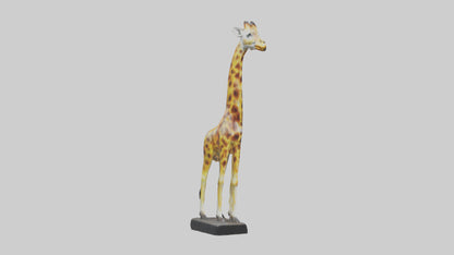 3D model Giraffe statue model VR / AR / low-poly