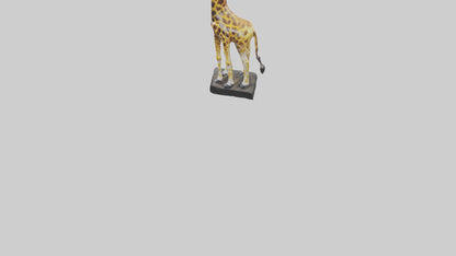 3D model Giraffe statue model VR / AR / low-poly