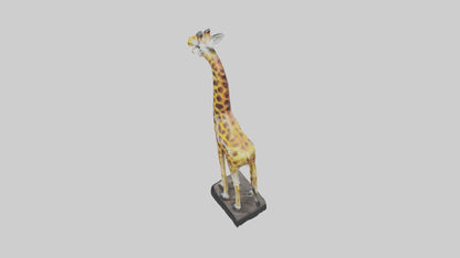 3D model Giraffe statue model VR / AR / low-poly