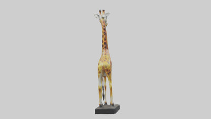 3D model Giraffe statue model VR / AR / low-poly