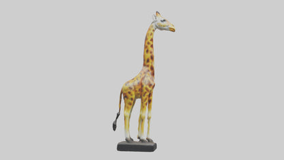 3D model Giraffe statue model VR / AR / low-poly