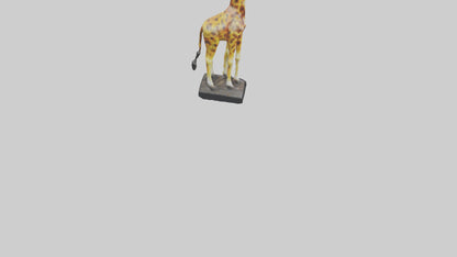 3D model Giraffe statue model VR / AR / low-poly