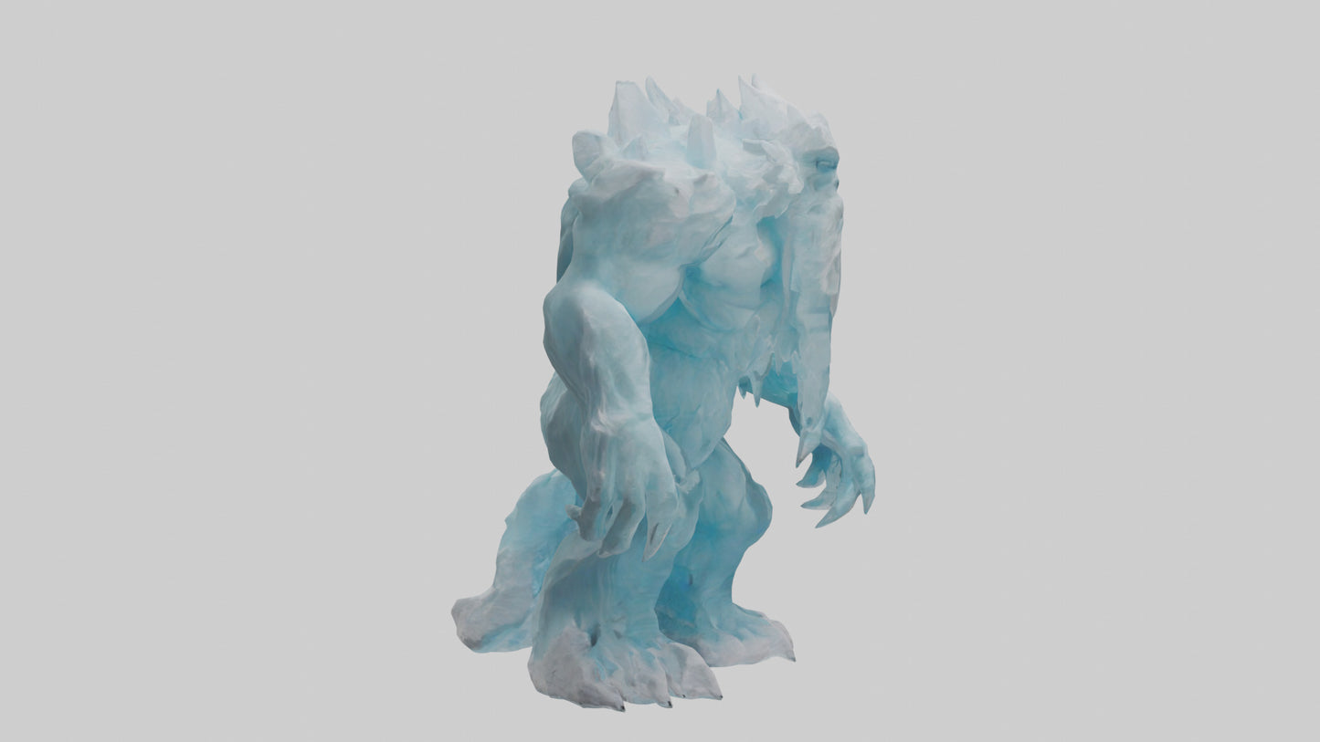 3D model Glacier Giant model VR / AR / low-poly