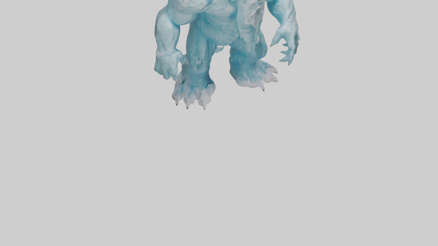 3D model Glacier Giant model VR / AR / low-poly