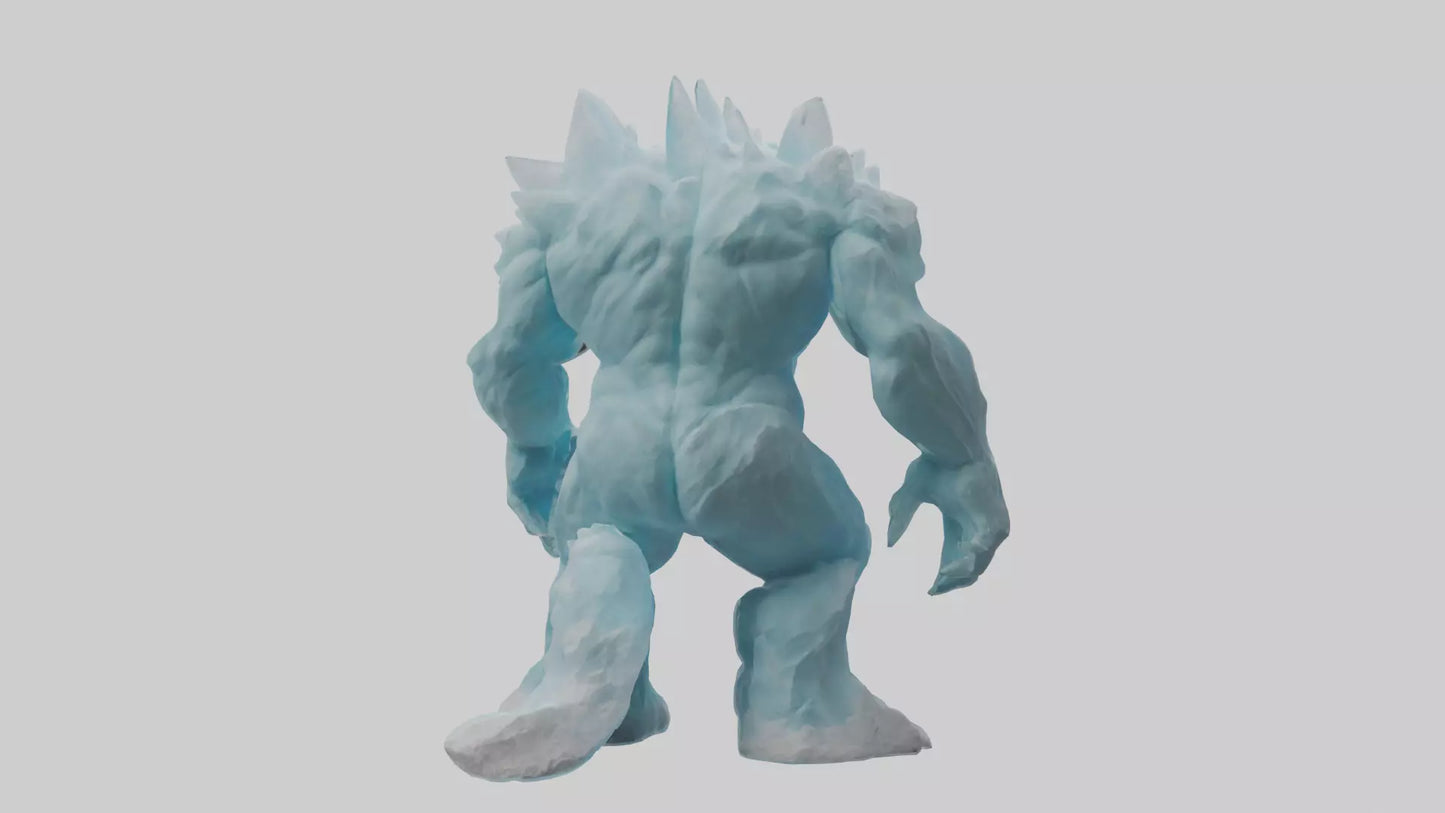 3D model Glacier Giant model VR / AR / low-poly