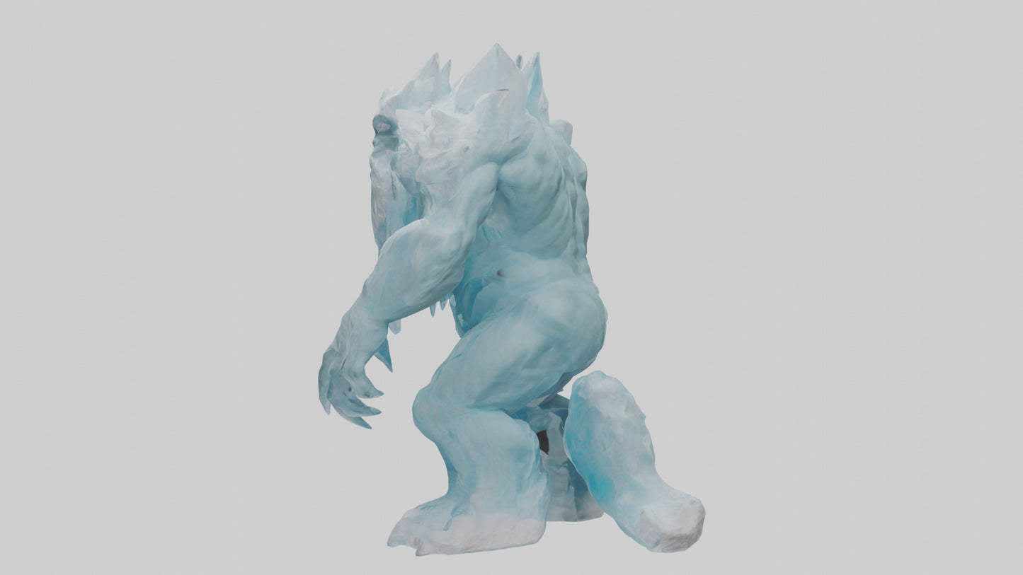 3D model Glacier Giant model VR / AR / low-poly