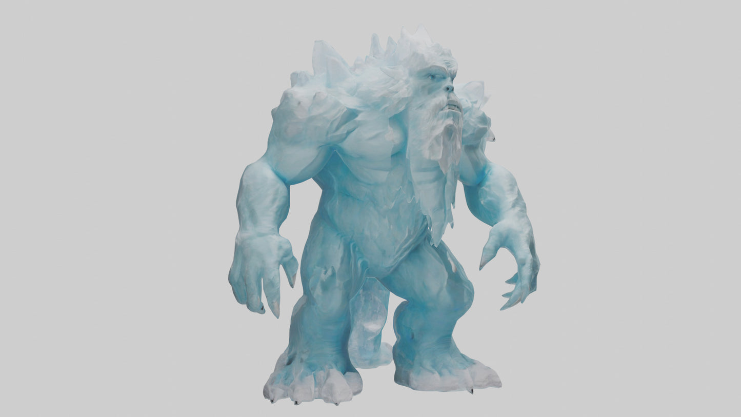 3D model Glacier Giant model VR / AR / low-poly
