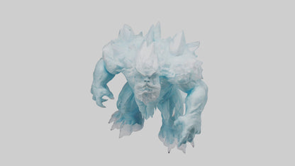 3D model Glacier Giant model VR / AR / low-poly