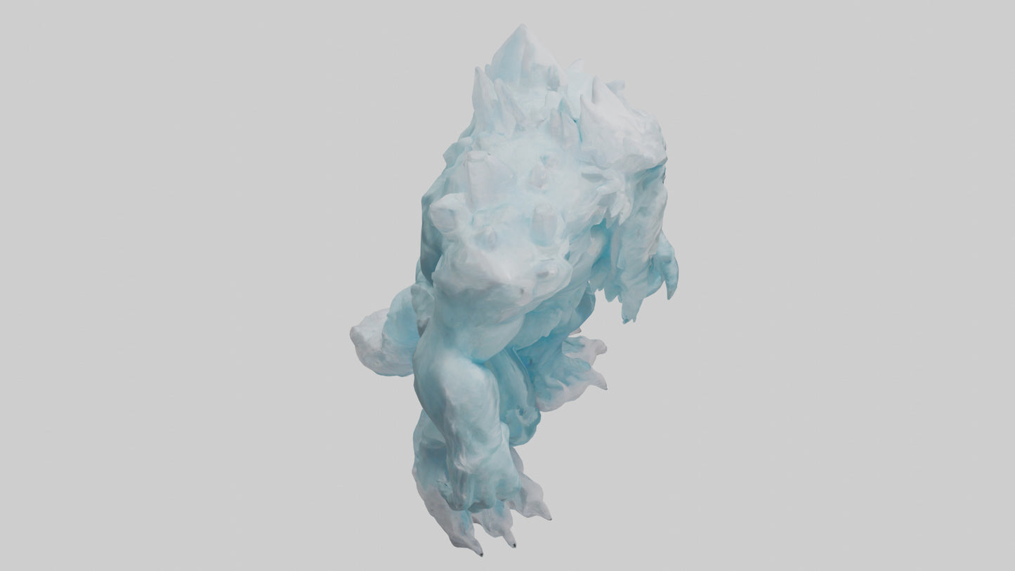 3D model Glacier Giant model VR / AR / low-poly